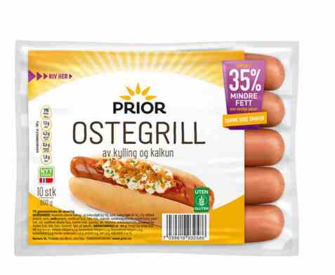 Bilde av Prior Ostegrill Kylling og kalkun.