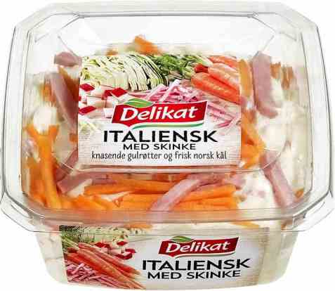 Bilde av Delikat Italiensk salat med skinke.