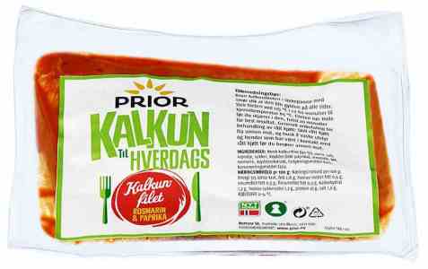 Bilde av Prior kalkunfilet rosmarin og paprika.