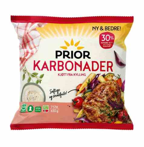 Bilde av Prior Karbonader av kylling-kalkun.