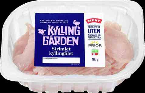 Bilde av Prior kylling strimlet kyllinggården.
