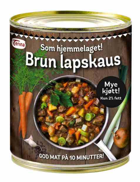 Bilde av Terina Brun Lapskaus.