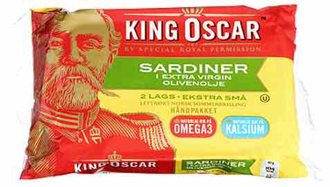 Bilde av King Oscar sardiner i olivenolje 2 lag.