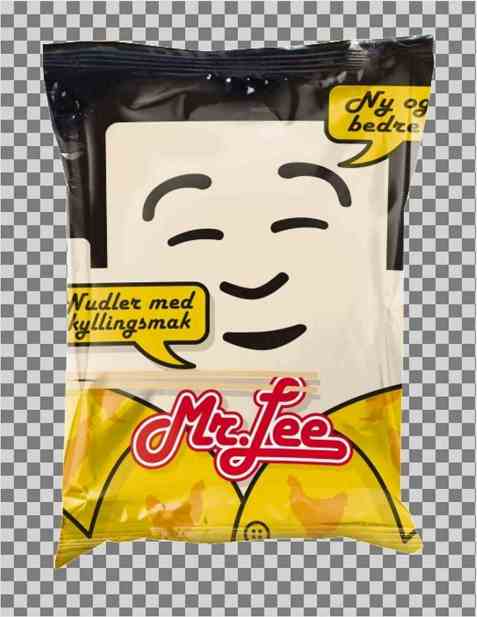 Bilde av Mr Lee pose med kyllingsmak. Bilde av Mr Lee pose med kyllingsmak.