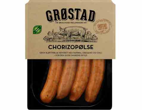 Bilde av Grøstadgris chorizopølse.