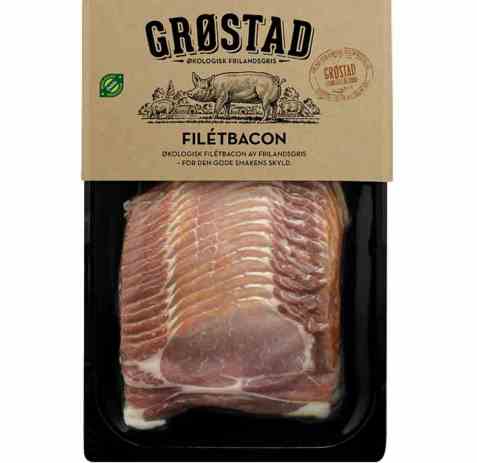 Bilde av Grøstadgris baconfilet.