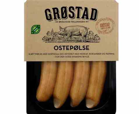 Bilde av Grøstadgris Ostepølse.
