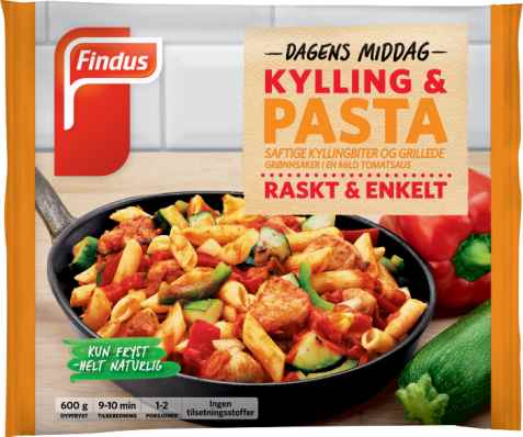 Bilde av Findus Kylling & Pasta 600g.