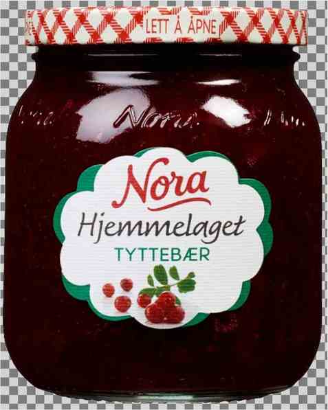 Bilde av Nora Hjemmelaget tyttebærsyltetøy.