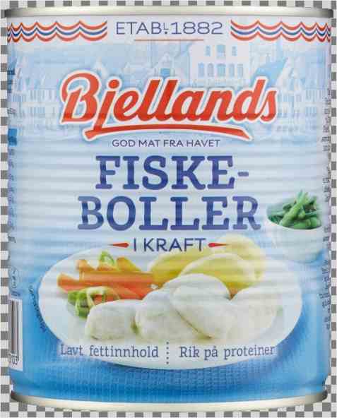 Bilde av Bjellands fiskeboller i kraft.