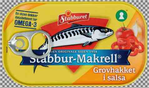 Bilde av Stabbur makrell Grovhakket filet i salsa.