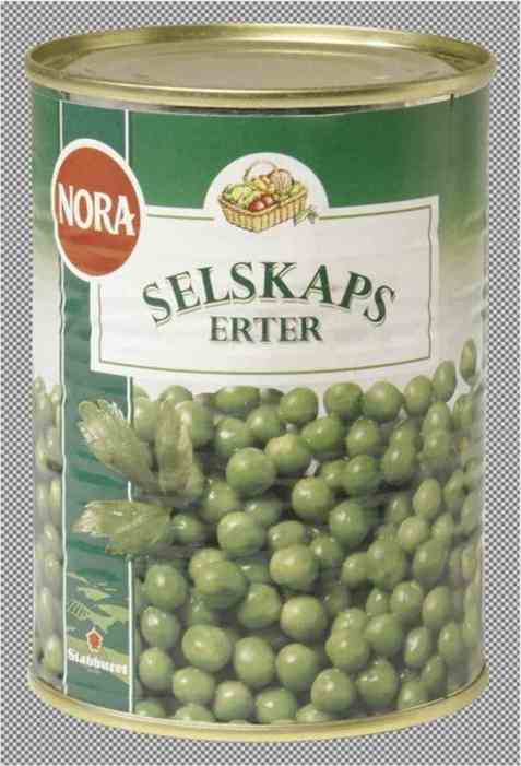 Bilde av Nora selskapserter.