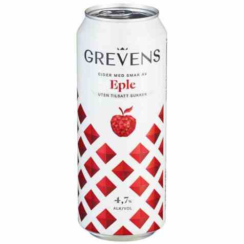 Bilde av Grevens eple lett cider. Bilde av Grevens eple lett cider.