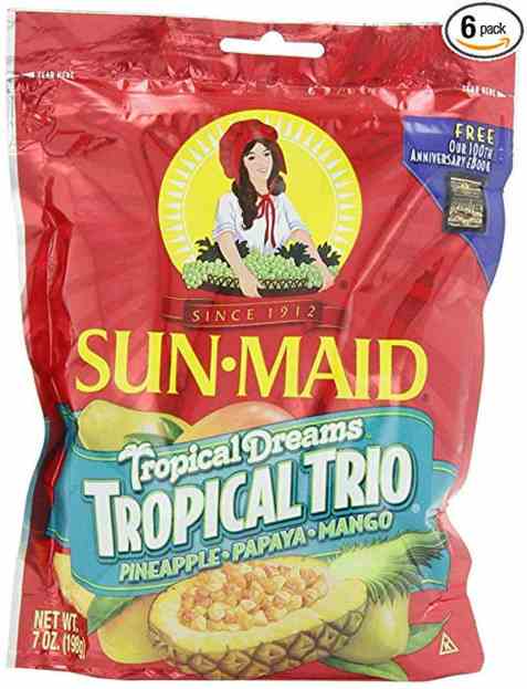Bilde av Sun-maid tropical trio.