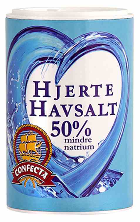 Bilde av Confecta hjerte havsalt 250gr. Bilde av Confecta hjerte havsalt 250gr.