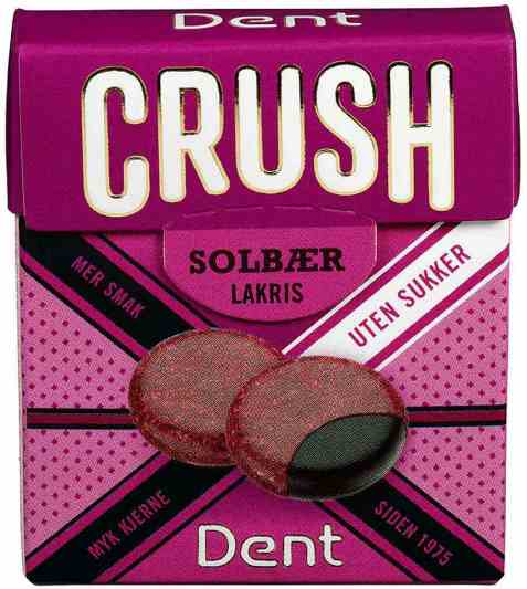 Bilde av Dent crush solbær og lakris.