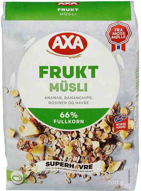 Bilde av Axa Fruktmüsli. Bilde av Axa Fruktmüsli.