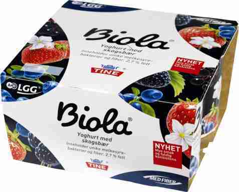 Bilde av Tine Biola Yoghurt Skogsbær.