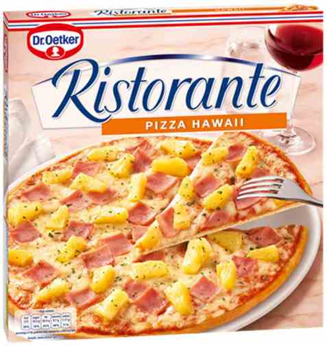 Bilde av DrOetker Ristorante Pizza Hawaii.