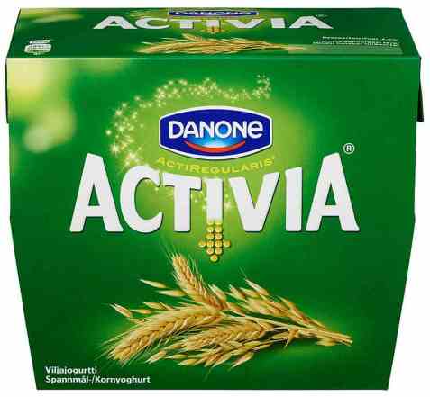 Bilde av Danone Activia yoghurt med korn.