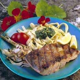 Prøv også Grillet laksefilet med pasta og fennikel.