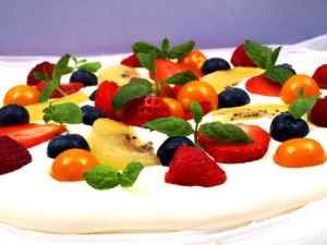 Prøv også Pavlova.