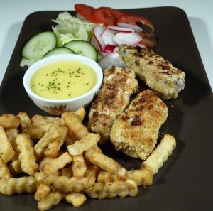 Prøv også Fiskepinner.
