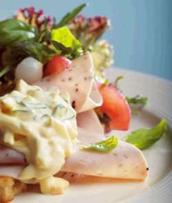 Prøv også Sandwich med eggesalat og kalkunpålegg..