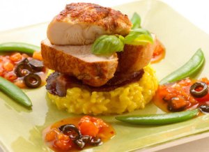 Prøv også Kalkunbiff på risotto med tomatsalsa.