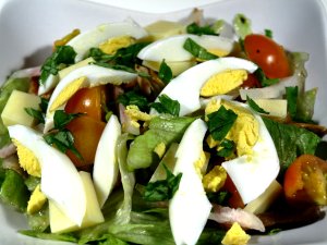 Prøv også Chef salat.