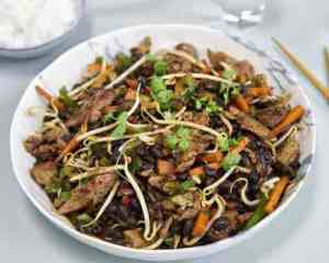 Prøv også Lamme-wok med Black Bean-saus.
