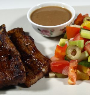 Prøv også Grillribbe med grønnsaksmiks.