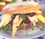 Prøv også Ciabatta med ost og ruccolasalat.