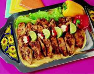 Prøv også Fajitas de pollo (tortillas med kyllingfyll).