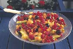 Prøv også Fruktsalat m/råkrem.