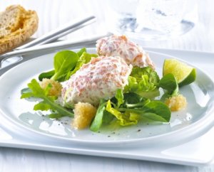 Prøv også Ørretmousse på salatseng.