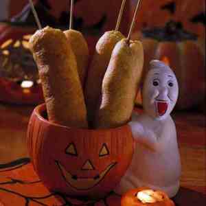 Prøv også Corn dogs (maispølser).