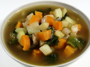 Prøv også Grønnsakssuppe med pølse.
