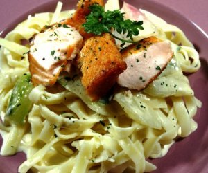 Prøv også Laks på båndpasta.