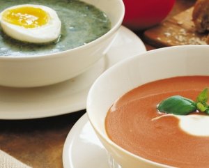 Prøv også Tomat- og spinatsuppe.