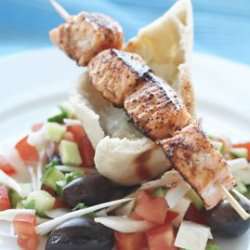 Prøv også Laks Souvlaki med Gresk salat.