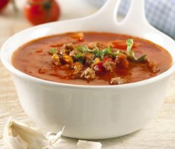 Prøv også Tomatsuppe med kjøttdeig.