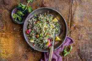 Prøv også Tabbouleh bulgursalat.