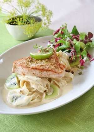 Prøv også Kalkunfilet med kiwi og sherrysaus.