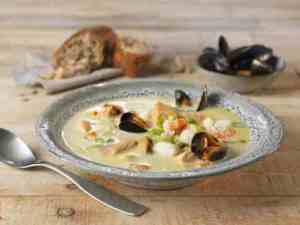 Prøv også Fisk- og skalldyrsuppe 2.