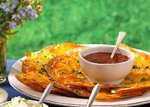 Prøv også Ostechips med tomatsalsa.