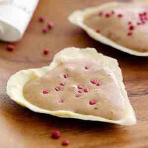 Prøv også Sjokoladehjerter med mintsjokolademousse.
