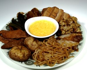 Prøv også Sukiyaki.