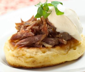 Prøv også Blinis med pinnekjøtt.