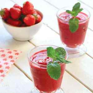 Prøv også Jordbærsmoothie med sukrin.